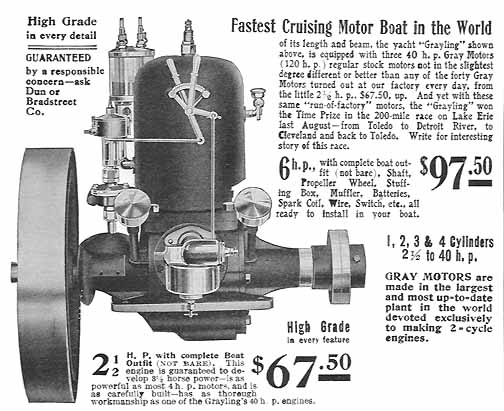Gray Motor Company Marine Engine