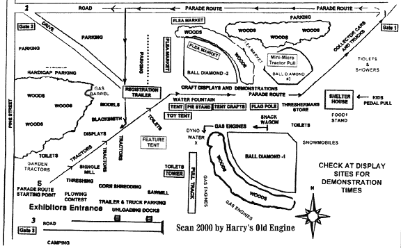 Map of Plainfield Show Grounds
